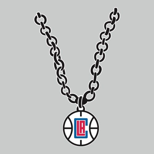 Los Angeles Clippers Necklace logo cricut iron on